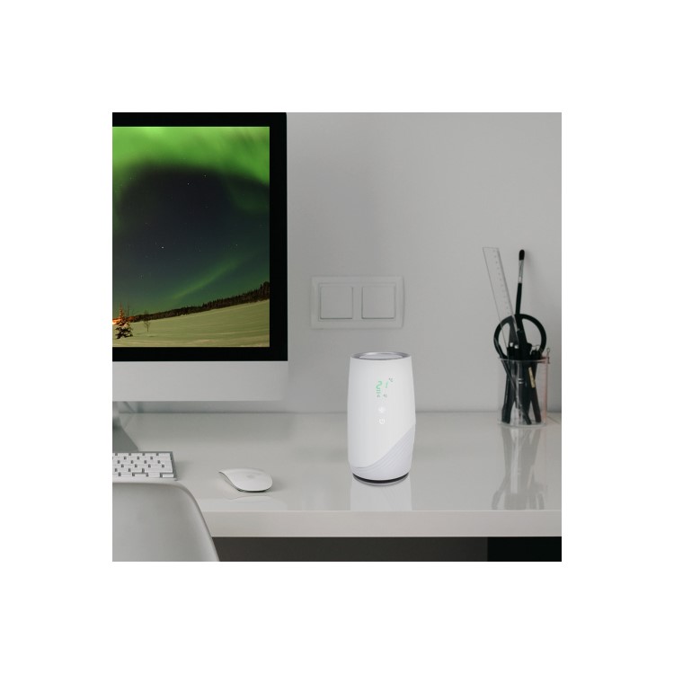 GRADE A1 - Ultra Quiet HEPA and plasma air purifier with anti-bacterial technology