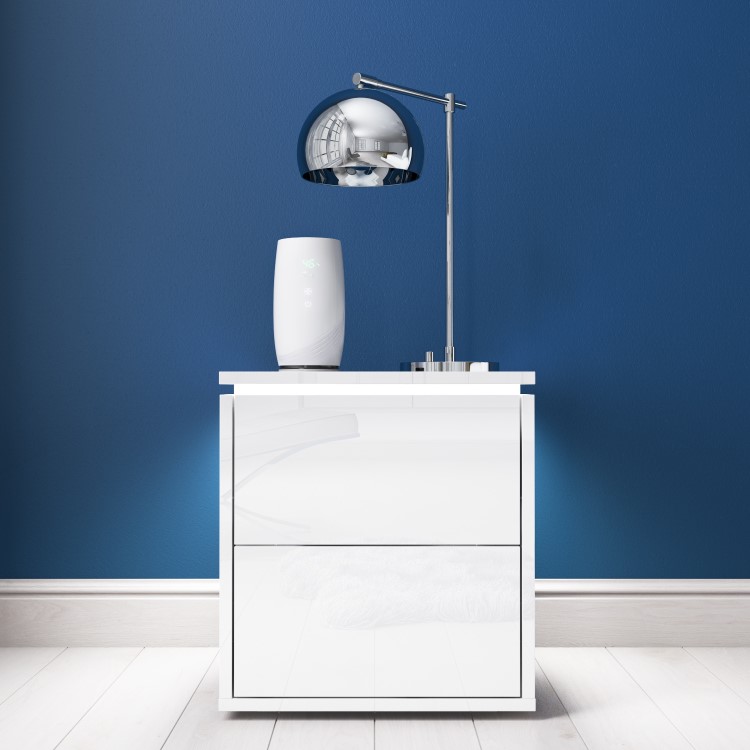 GRADE A1 - Ultra Quiet HEPA and plasma air purifier with anti-bacterial technology