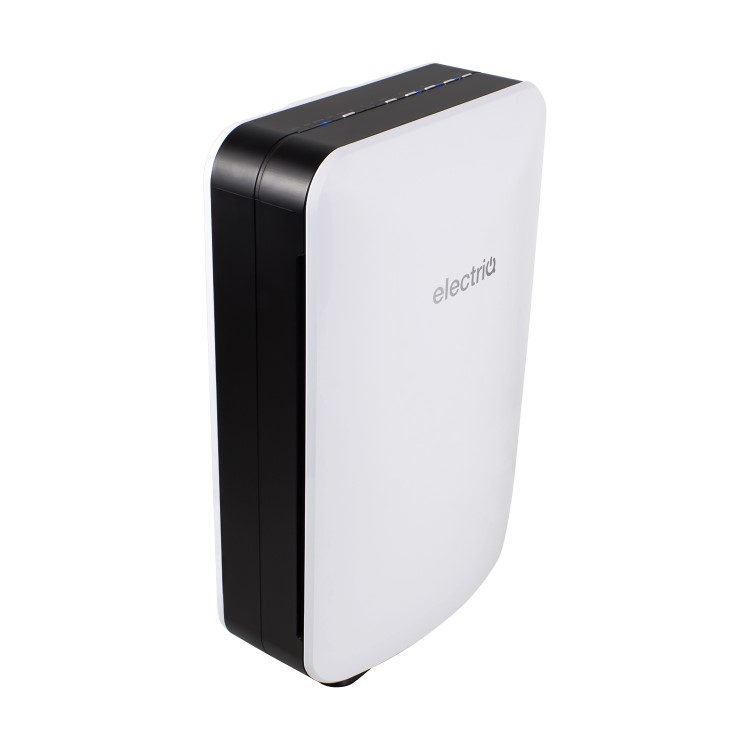 GRADE A1 - electriQ Air Purifier 6 Stage cleaning with True HEPA UV TiO2 Ioniser - Cleans room up to 60 sqm