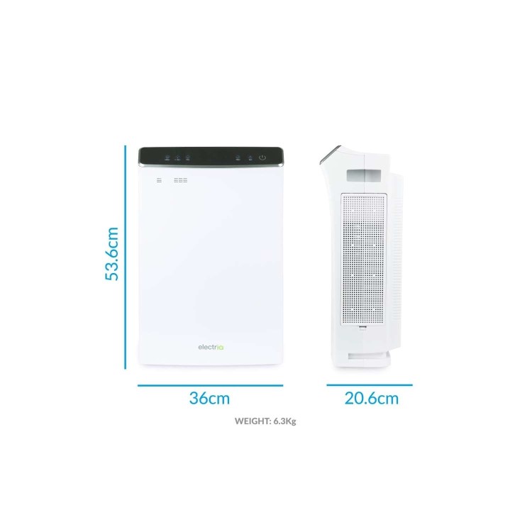 Refurbished electriQ 5 Stage Antiviral Air Purifier with Smart WiFi PM2.5 UV True HEPA and Carbon Filter