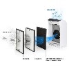 Refurbished electriQ 7 Stage Antiviral Air Purifier with Smart WiFi True HEPA PM2.5 UV Carbon &amp; Photocatalyst Filters