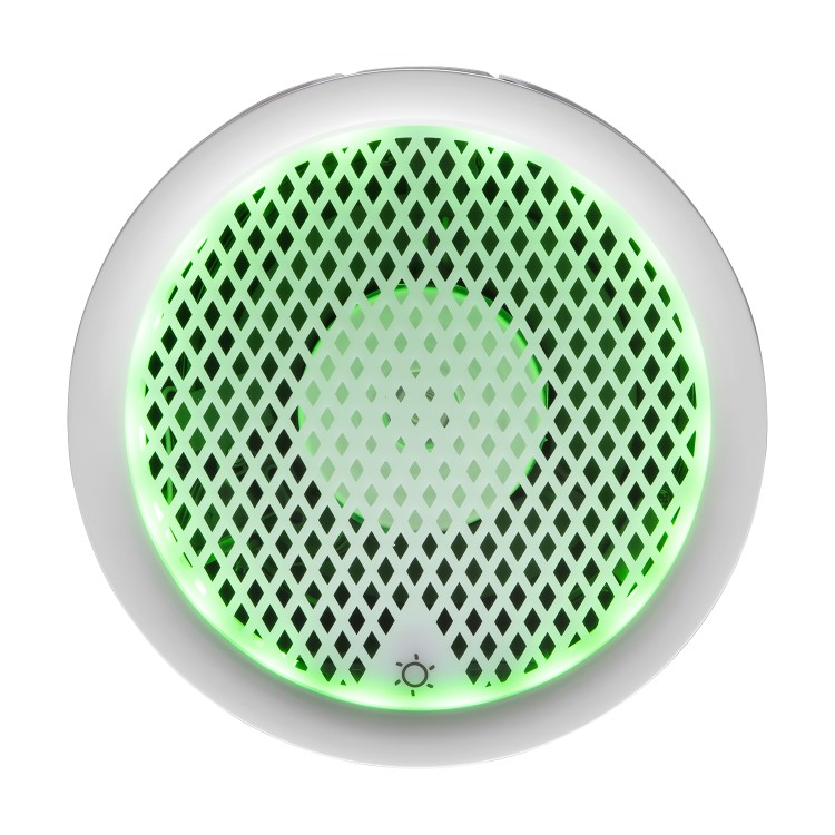 GRADE A2 - electriQ Ultra Quiet HEPA Air Purifier with Air Quality Temperature and Humidity Indicators for Allergies Hayfever Bacteria
