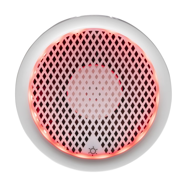 GRADE A2 - electriQ Ultra Quiet HEPA Air Purifier with Air Quality Temperature and Humidity Indicators for Allergies Hayfever Bacteria