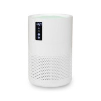 GRADE A2 - electriQ Ultra Quiet HEPA Air Purifier with Air Quality Temperature and Humidity Indicators for Allergies Hayfever Bacteria