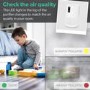 GRADE A2 - electriQ Ultra Quiet HEPA Air Purifier with Air Quality Temperature and Humidity Indicators for Allergies Hayfever Bacteria