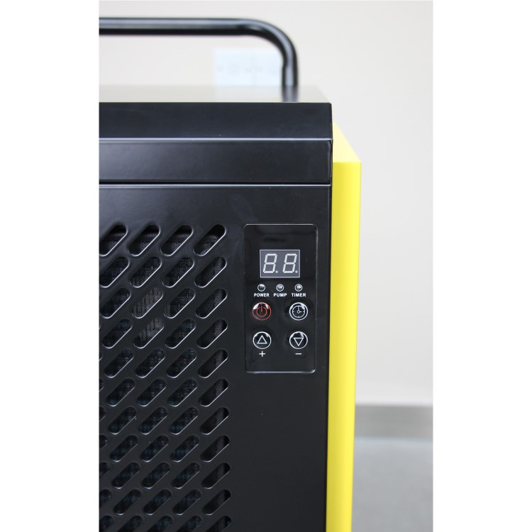 Refurbished electriQ 70 Litre Commercial Dehumidifier with Digital Humidistat Timer and Uplift Pump