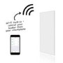 GRADE A2 - Low Energy 700w Infrared Wall Mounted Frameless Panel Heater with Smart WiFi Alexa - Ultra-slim and Ultra-light
