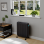 electriQ 2400W Smart WiFi Eco Oil-Free Radiator & Panel Heater with Thermostat Timer & Remote - White