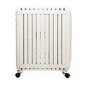 Refurbished electriQ 2400W Smart Oil-Free Electric Portable Radiator With LED Display - White