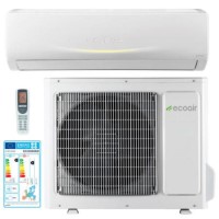 Ecoair ECO950SD 9000 BTU High Wall Mounted Inverter Air Conditioner with Heat Pump