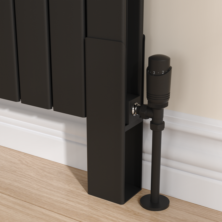 Buy Eco Eleganza Black Designer Radiator Feet -Suitable for Double ...