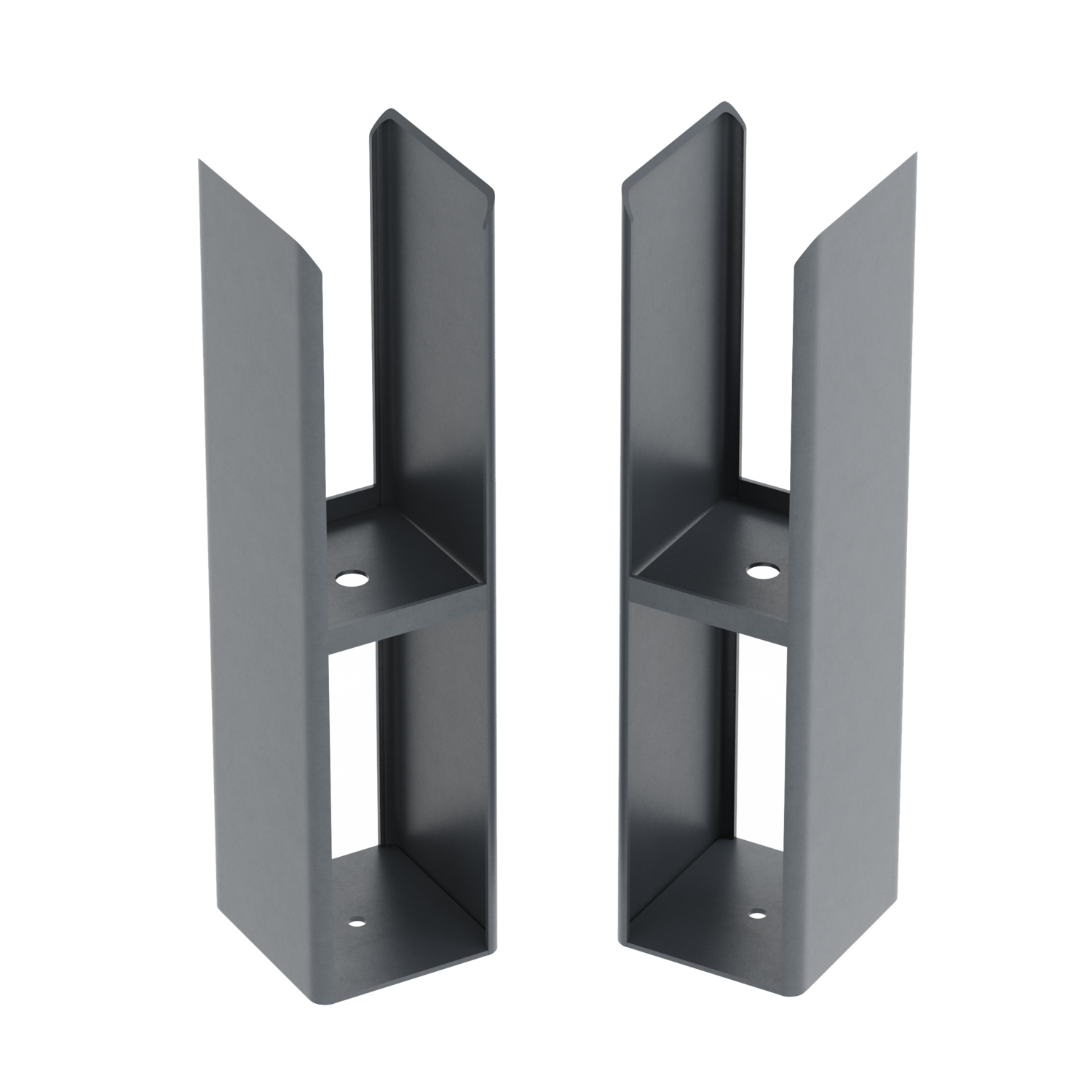 Buy Eco Eleganza Anthracite Designer Radiator Feet -Suitable for Double ...
