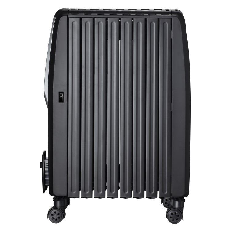 GRADE A1 - 2.5 kW Smart App Oil Filled Radiator with Alexa Google& Remote - Black