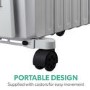 Refurbished 2.5W Smart App Oil Filled Radiator with Alexa Google& Remote - White