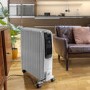 Refurbished 2.5W Smart App Oil Filled Radiator with Alexa Google& Remote - White