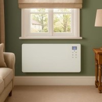 electriQ 2000W Smart Designer Glass Panel Heater - Wall Mountable & Bathroom Safe electriQ 2000W Smart Designer Glass Panel Heater - Wall Mountable & Bathroom Safe