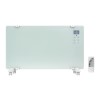 electriq 2000W Smart Designer Glass Panel Heater - Wall Mountable &amp; Bathroom Safe 