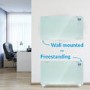 GRADE A3 - electriQ 2000W Designer Glass Heater Wall Mountable Low Energy  with Smart WiFi Alexa - Ultra Slim only 8cm  Bathroom Safe IP24