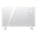 A1/EGH25AW Refurbished electriQ 2500W Smart Designer Glass Panel Convection Heater - Wall Mountable & Bathroom Safe - White