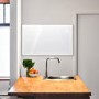 Refurbished electriQ 2500W Smart Designer Glass Panel Convection Heater - Wall Mountable & Bathroom Safe - White