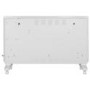 Refurbished electriQ 2500W Smart Designer Glass Panel Convection Heater - Wall Mountable & Bathroom Safe - White