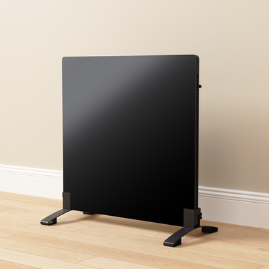Low Energy 350w Infrared Designer Glass Wall Mounted Heater and Smart WiFi Alexa - IP44 Bathroom Safe