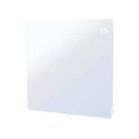 Low Energy 350w Infrared Designer Glass Wall Mounted Heater and Smart WiFi Alexa - IP44 Bathroom Safe