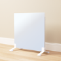 Low Energy 350w Infrared Designer Glass Wall Mounted Heater and Smart WiFi Alexa - IP44 Bathroom Safe