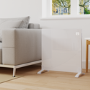 Low Energy 350w Infrared Designer Glass Wall Mounted Heater and Smart WiFi Alexa - IP44 Bathroom Safe