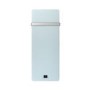 Low Energy 850w Infrared Designer Glass Wall Mounted Heater with Towel Rail and Smart WiFi Alexa - IP24 Bathroom Safe