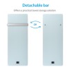 Low Energy 850w Infrared Designer Glass Wall Mounted Heater with Towel Rail and Smart WiFi Alexa - IP24 Bathroom Safe