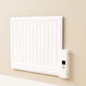 EORW600LED electriQ 600W ultraslim Wall Mounted Oil Filled Radiator - White