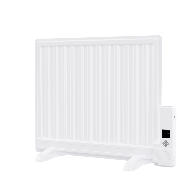 electriQ 600W ultraslim Wall Mounted Oil Filled Radiator - White