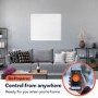 electriQ 425W Paintable Smart Infrared Heater Wall Mounted & Low Energy  - 600 x 600mm
