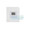 electriQ Paintable 550W Smart Wall Mountable Panel Heater