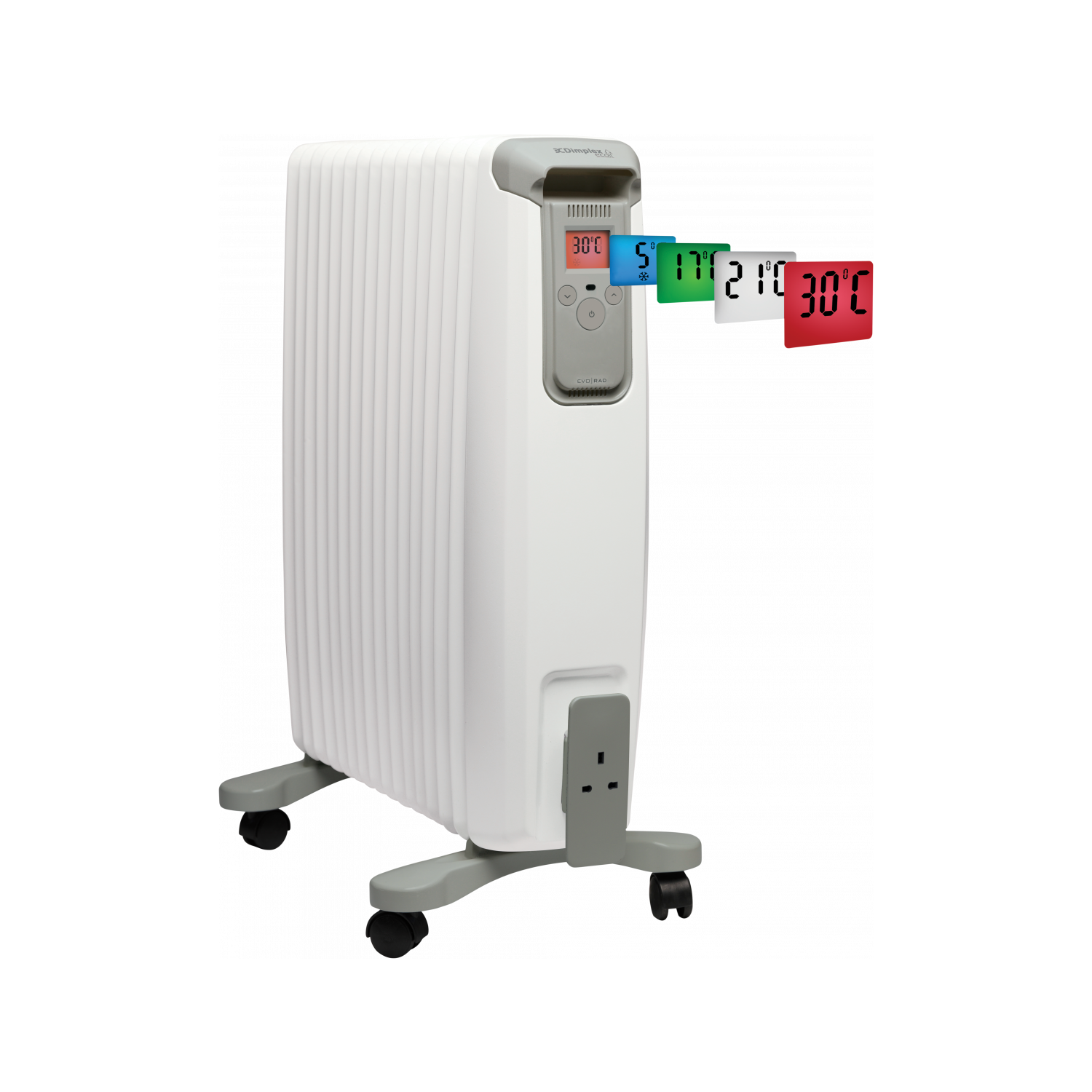 Dimplex Heated Radiator Buy GRADE A5 - Dimplex EvoRad 2kW Portable Oil Free Electric Radiator ...