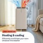 electriQ EcoPlus 12000 BTU  A+ Low Energy  Smart Quiet Portable AC & Heater