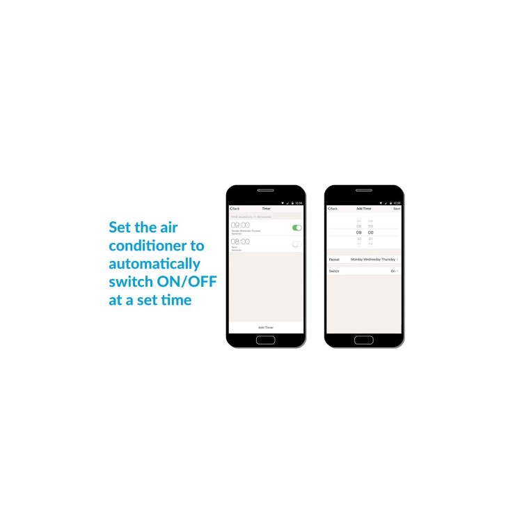 GRADE A3 - EcoSilent 12000 BTU SMART WIFI App Alexa Portable Air Conditioner with Heat Pump - for rooms up to 30 sqm