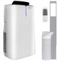 GRADE A2 - electriQ EcoSilent 14000 BTU Smart Portable Air Conditioner with Air Purifier and Heat Pump Function