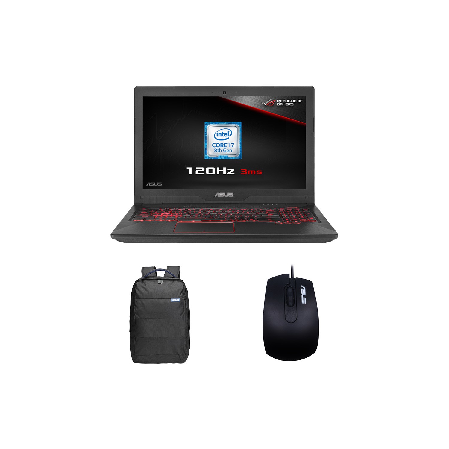 Buy ASUS TUF Core i7-8750H 8GB 256GB + 1TB GTX 1060 15.6 Inch