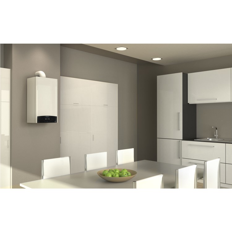 Ariston Genus One Net 35 Kw A+ Combi Boiler with Alexa WiFi with Free Cube R Net and Horizontal Flue Kit  - 12 Year warranty