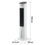 Heinner Evaporative Tower Cooler - Great for Bedrooms Living Rooms & Workspaces