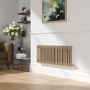 Cleopatra Horizontal Smart Electric Radiator with Wi-Fi Thermostat - 1200W - H400xW1190mm - Bathroom Safe