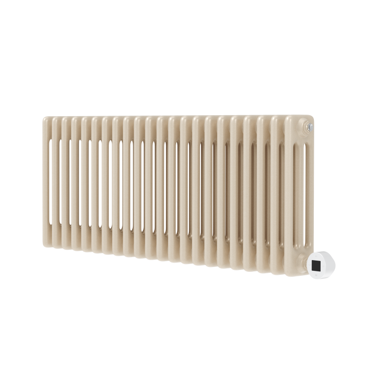 Cleopatra Horizontal Smart Electric Radiator with Wi-Fi Thermostat - 1200W - H400xW1190mm - Bathroom Safe