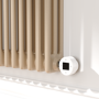 Cleopatra Horizontal Smart Electric Radiator with Wi-Fi Thermostat - 1200W - H400xW1190mm - Bathroom Safe