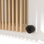 Elk brown Horizontal Smart Electric Radiator with Wi-Fi Thermostat - 1.2KW - H400xW1190 - Bathroom Safe
