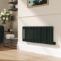 Evergreen Horizontal Smart Electric Radiator with Wi-Fi Thermostat - 1.2KW - H400xW1190 - Bathroom Safe