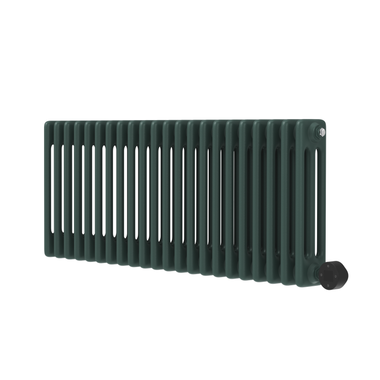 Evergreen Horizontal Smart Electric Radiator with Wi-Fi Thermostat - 1.2KW - H400xW1190 - Bathroom Safe