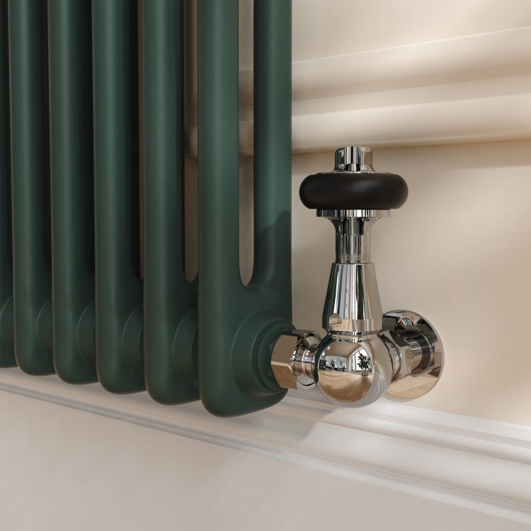 Reggio Evergreen Horizontal Double Column Traditional Radiator 600x830mm 2832 BTU - Cast Iron Style