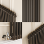 Reggio Russet Horizontal Double Column Traditional Radiator 600x830mm 2832 BTU - Cast Iron Style